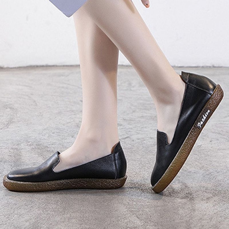 Casual Bløde Dame Flats-hvide | 35-41