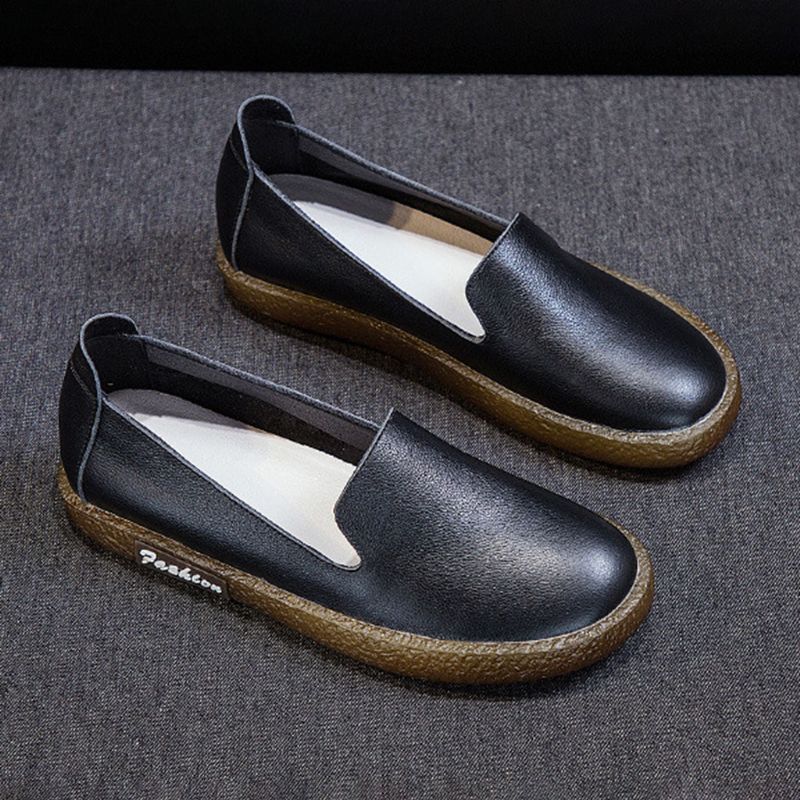 Casual Bløde Dame Flats-hvide | 35-41