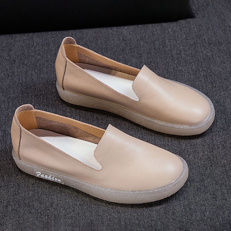 Casual Bløde Dame Flats-hvide | 35-41