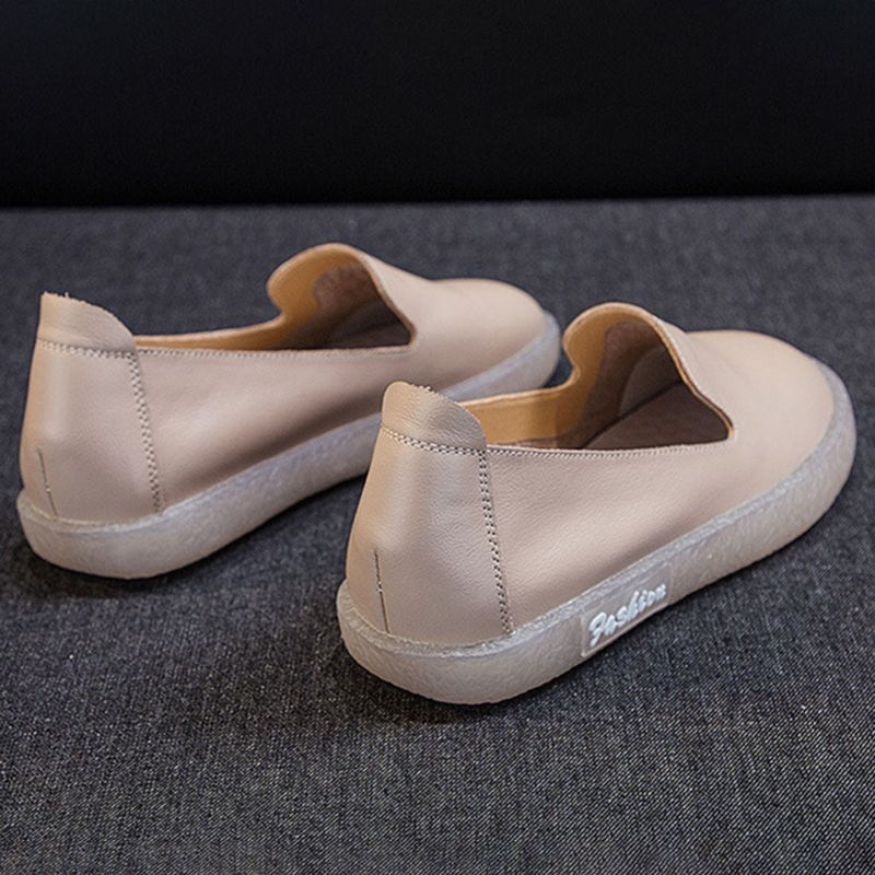 Casual Bløde Dame Flats-hvide | 35-41