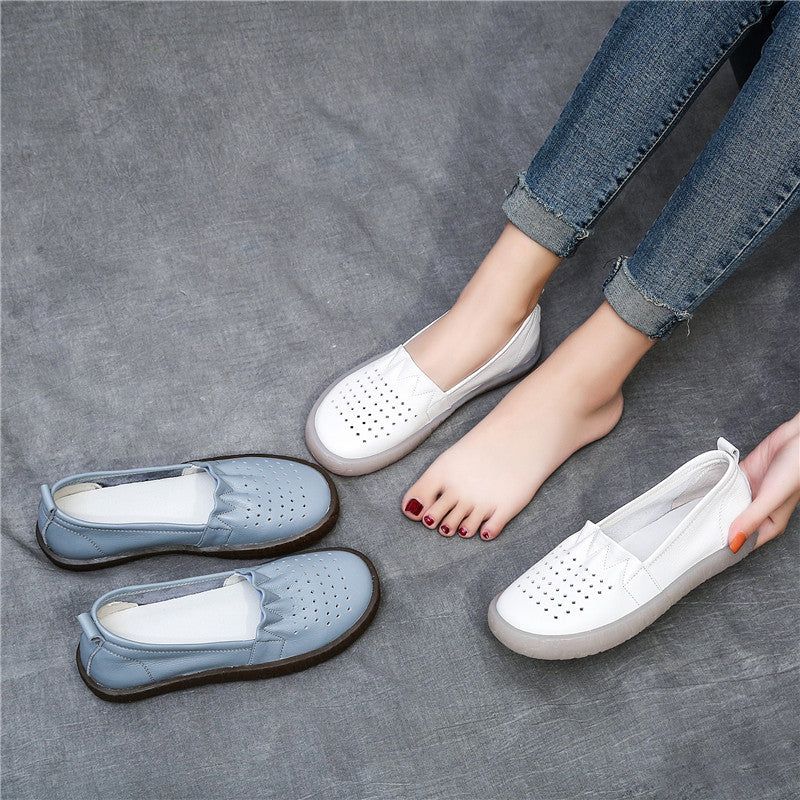 Forår Kvinder Casual Large Size Flats | 35-41