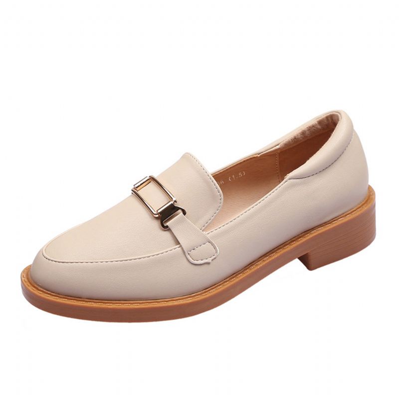 Casual Flad Læder Dame Loafers