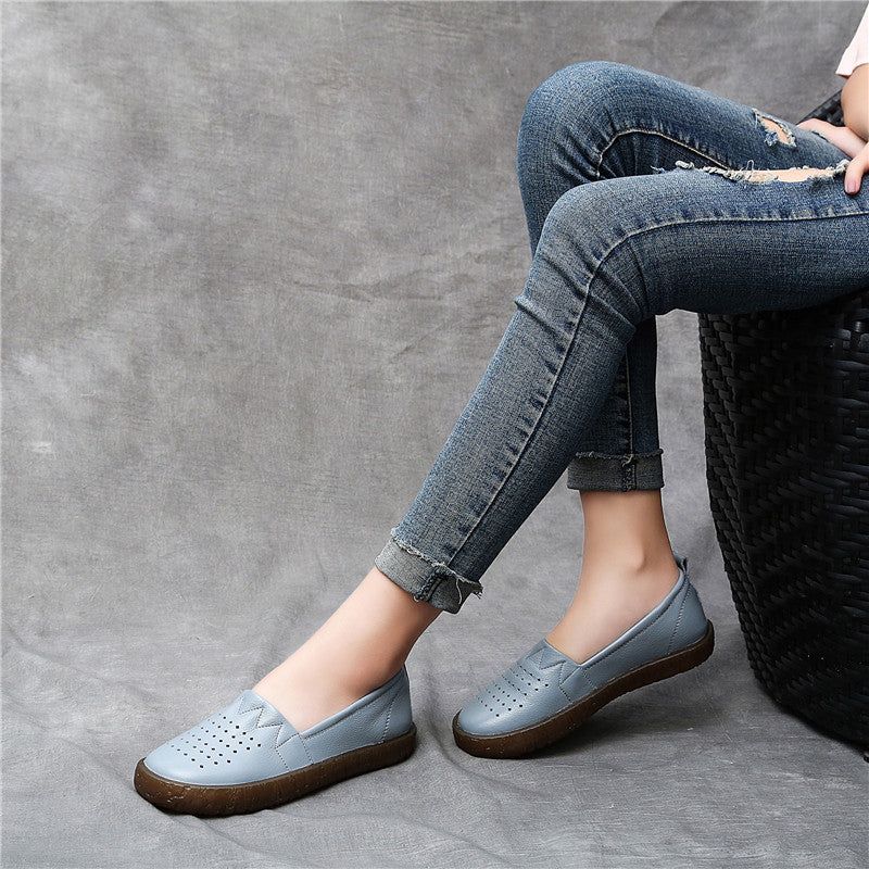 Forår Kvinder Casual Large Size Flats | 35-41