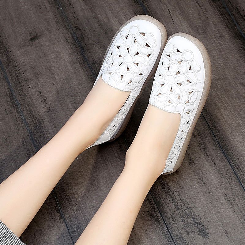 Hule Læder Kvinder Casual Flats 34-41 | Gave Sko