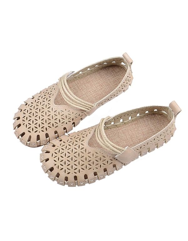 Kvinders Sommer Sip-on Retro Flats