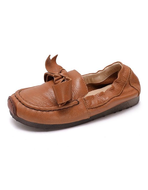 Retro Komfortable Slip-on Loafers Til Kvinder