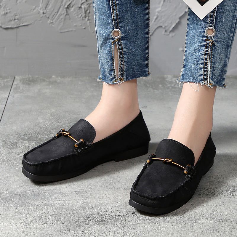 Simple Casual Komfortable Flade Loafers