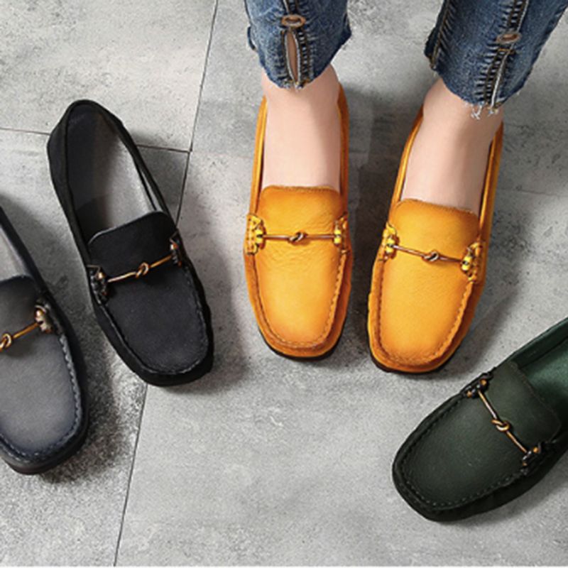 Simple Casual Komfortable Flade Loafers