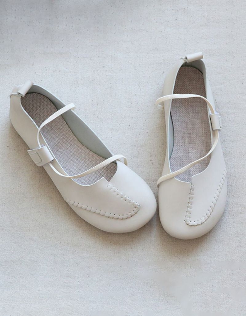 Syning Blødt Læder Sommer Retro Flats