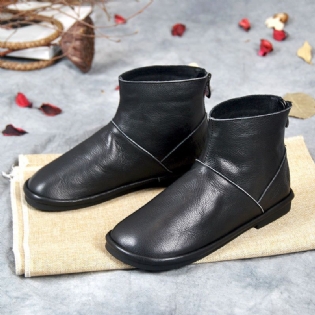 Retro Velvet Chelsea Boots-sort | Gave Sko