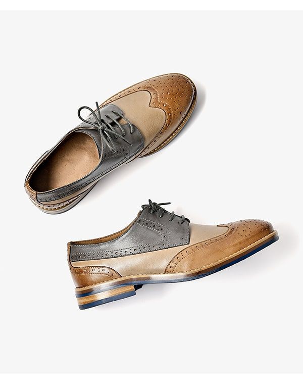 Brock British Vintage Oxford Sko Til Damer