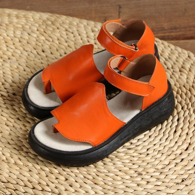 Kvinder Velcro Sommer Wedge Sandaler