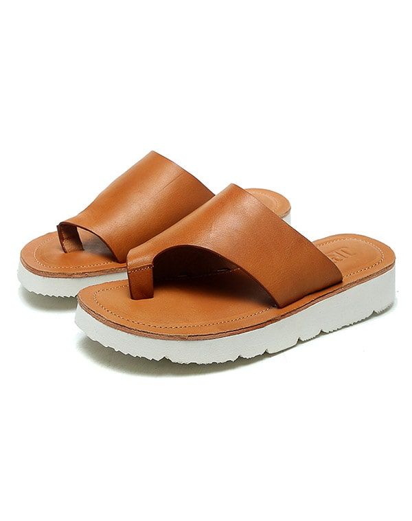 Sommer Læder Fashion Flip Flops