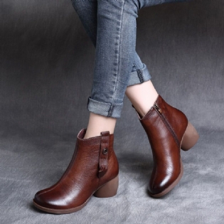 Vinter Retro Komfortable Chunky Boots | Gave Sko