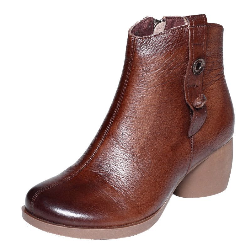 Vinter Retro Komfortable Chunky Boots | Gave Sko