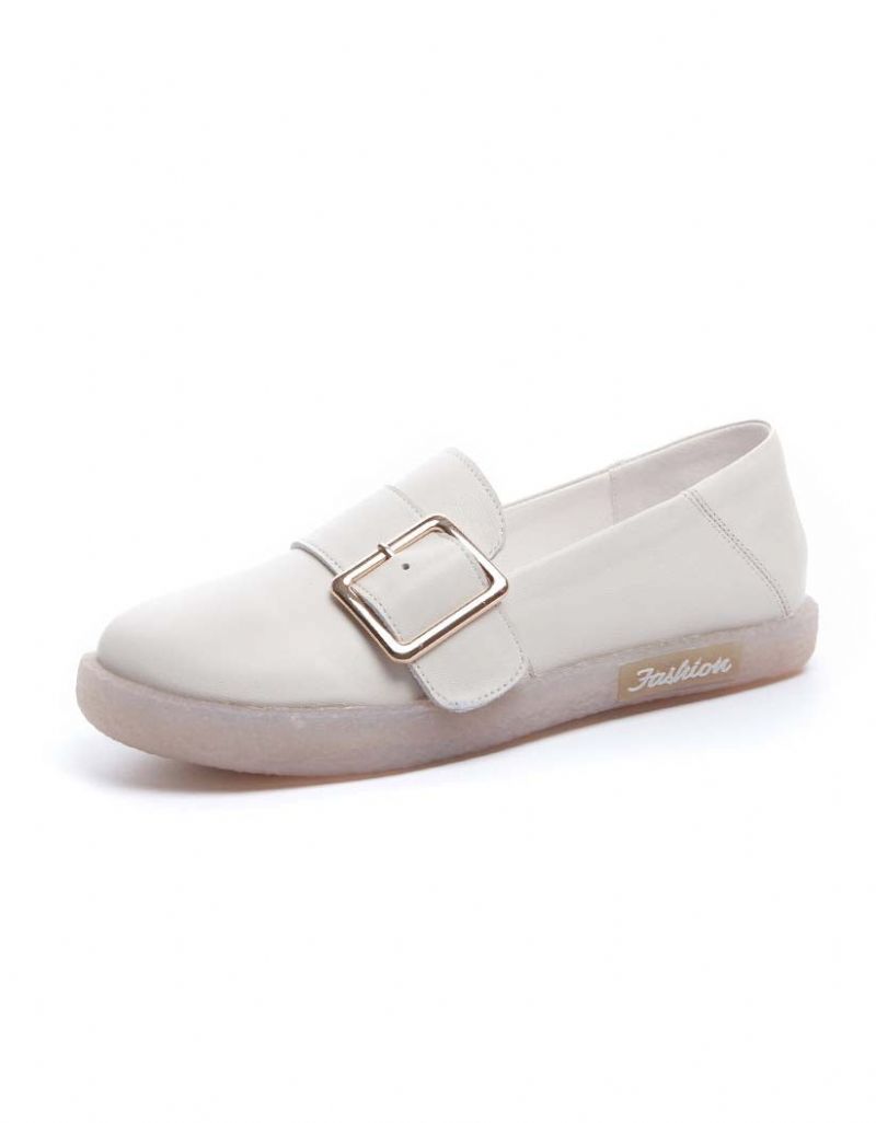 Komfortable Slip-on Spring Læder Sneakers