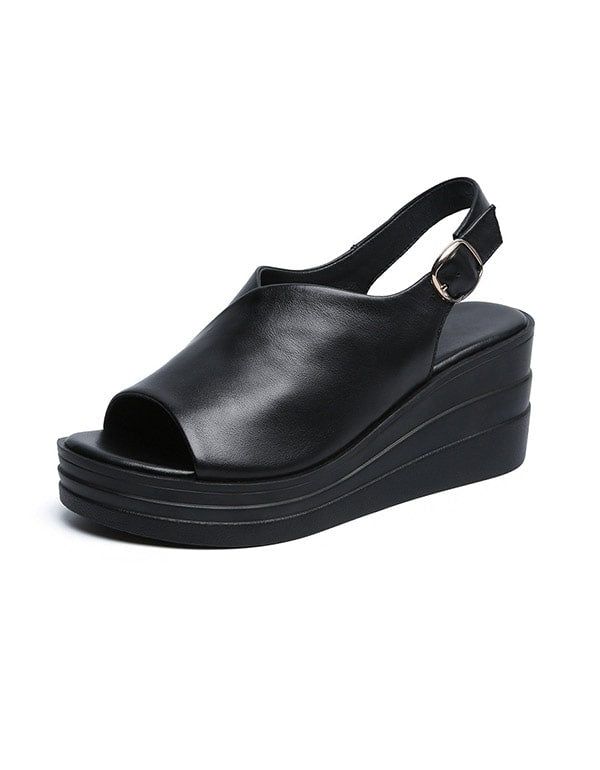 Sommer Slingback Wedge Sandaler Til Kvinder