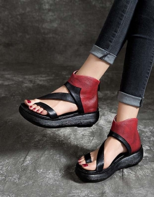 Summer Wedge Retro Fashion Strap Sandaler