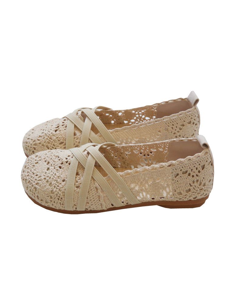 Bløde Bund Foran Strappy Lace Flats