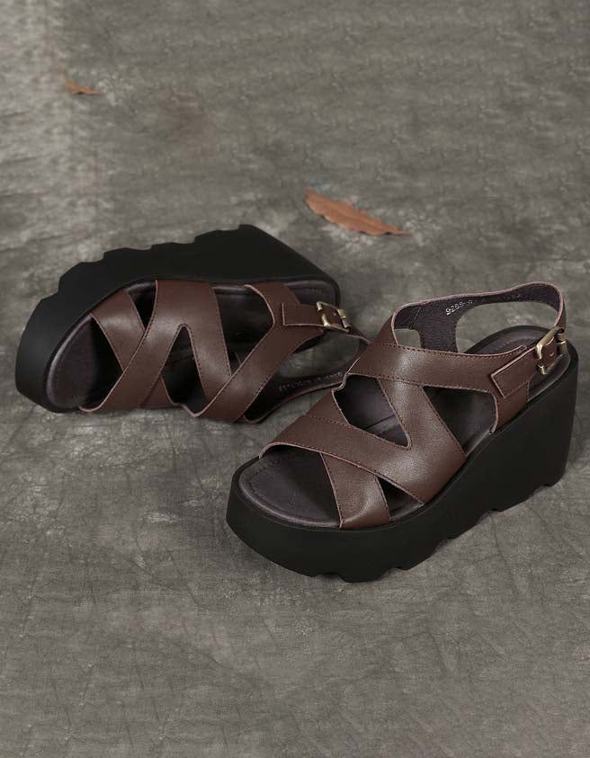 Slingback Wedge Sandaler Til Kvinder